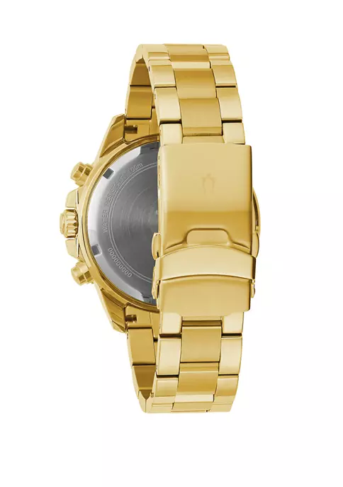 Best reviews of 🎁 Men's Chrono Gold Tone Stainless Steel Black Dial ⌚ Watch by Bulova 🎁 2 Best reviews of 🎁 Men's Chrono Gold Tone Stainless Steel Black Dial ⌚ Watch by Bulova 🎁 - Image 2