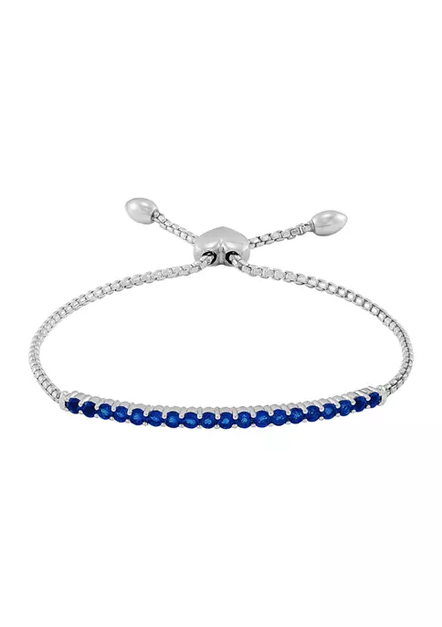 Best Sale ๐ฅ 1.71 ct. t.w. Created Sapphire Bolo Bracelet in Sterling Silver by Belk & Co. ๐ 1 Best Sale ๐ฅ 1.71 ct. t.w. Created Sapphire Bolo Bracelet in Sterling Silver by Belk & Co. ๐