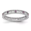 Flash Sale 👍 1/5 ct. t.w. Amethyst Stackable Expressions Ring in Sterling Silver by Belk & Co. 🛒