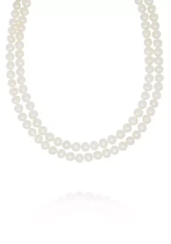 Promo โญ Freshwater Pearl Necklace in 14k Yellow Gold by Belk & Co. ๐