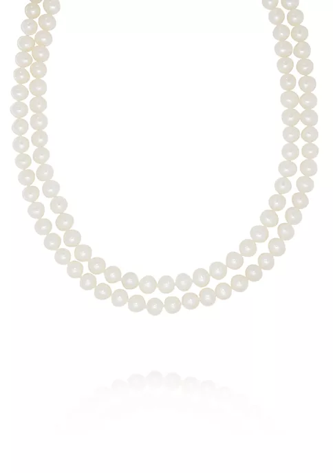Promo ⭐ Freshwater Pearl Necklace in 14k Yellow Gold by Belk & Co. 👍 1 Promo ⭐ Freshwater Pearl Necklace in 14k Yellow Gold by Belk & Co. 👍