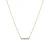 Deals 😉 Created White Sapphire Necklace in 10K Yellow Gold by Belk & Co. 🤩