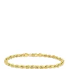 New 🤩 Rope Chain Bracelet in 14K Yellow Gold by Belk & Co. 😀